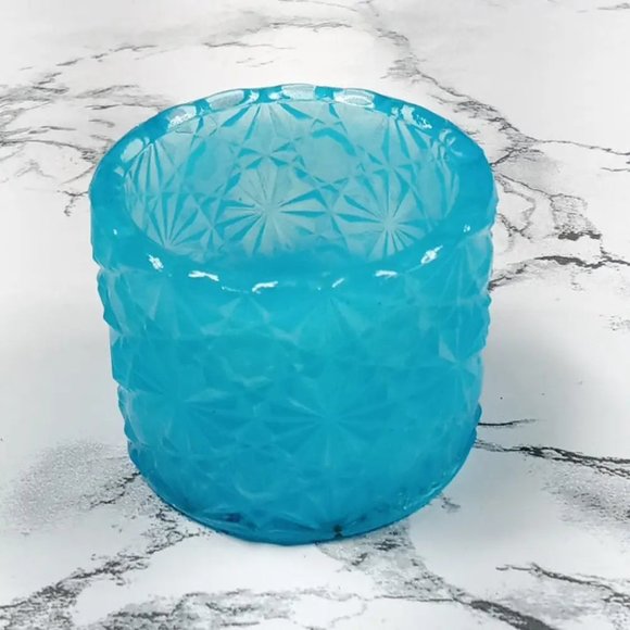 Degenhart Glass Daisy Button Trinket Paperweight Open Salt Vtg - Picture 3 of 8